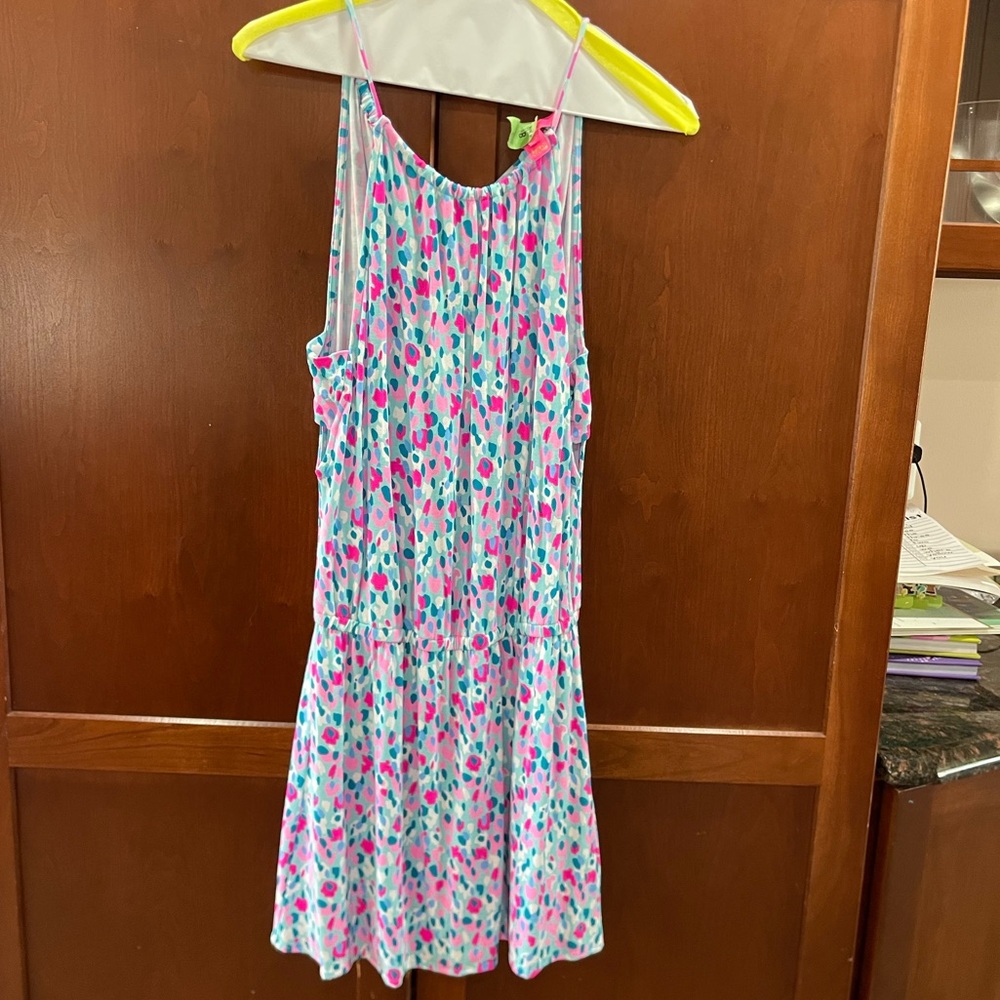 Lilly Pulitzer Size XXS Leopard print romper. Worn once and rec belt dry cleaned